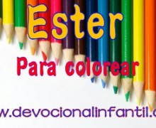 Ester – Dibujos para colorear